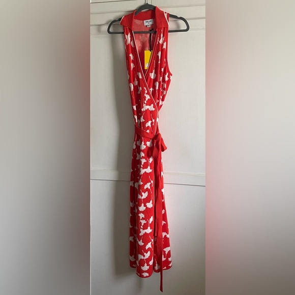 Diane Von Furstenberg X Target Collared Sleeveless Wrap Dress. New With Tags - Picture 5 of 11
